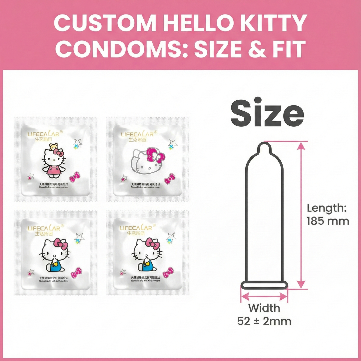 CUSTOM HELLO KITTY CONDOMS