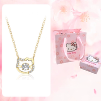 Hello Kitty Gold Necklace