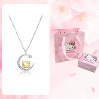 Hello Kitty Star Moon Necklace