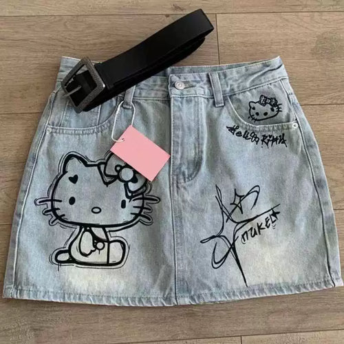 KITTY DENIM SKIRT