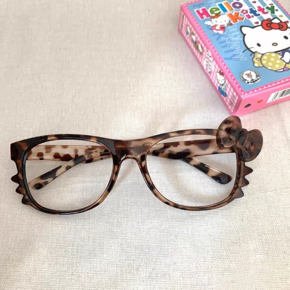 HELLO KITTY LENSLESS GLASSES